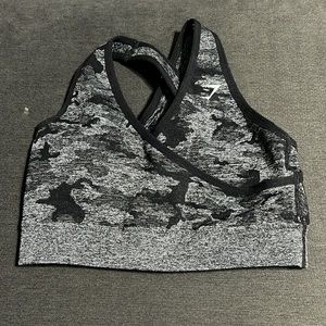 GYMSHARK CAMO SEAMLESS SPORTS BRA